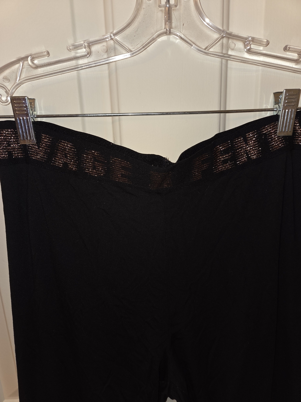 Savage X Fenty Black Leggings with Branded Waistband